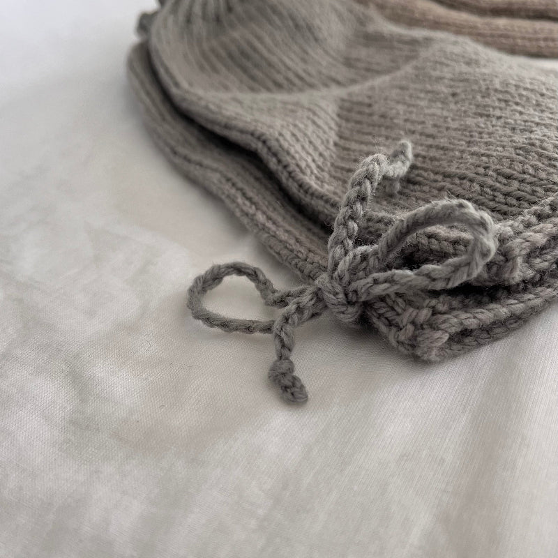 Ankle tie on mushroom premature pants