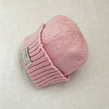 Blossom pink newborn beanie