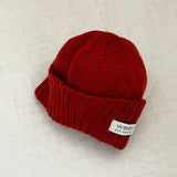 Burnt orange newborn beanie