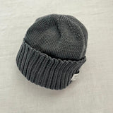 Dusky blue newborn beanies