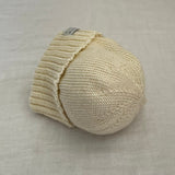 Ivory newborn beanie