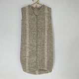 light grey natural stripe baby sleeping bags