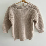 Merino river jumper sand