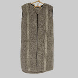 mid grey natural stripe baby sleeping bags