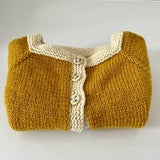 Chloe cardigan mustard colour