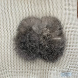 Natural grey possum booties