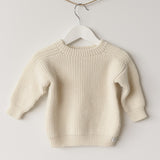 Natural merino river jumper