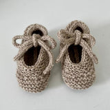 Oatmeal Little Swan Slippers