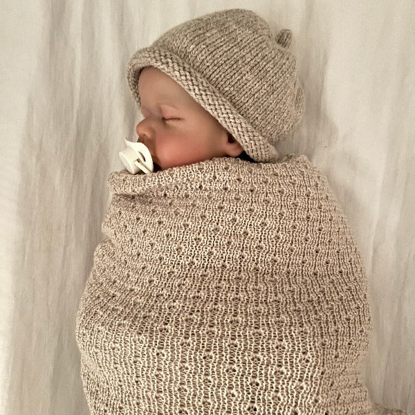 oatmeal merino baby wraps