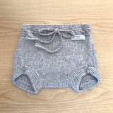 Over nappy pants in oatmeal marle