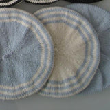 Blue baby beret