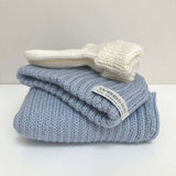 Blue baby clothing essentials set