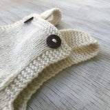 Button detail on baby Overalls