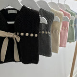 Chocolate baby girl waistcoat