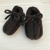 Chocolate premature booties