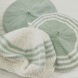 Mint baby beret