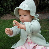 Mint baby brim hat
