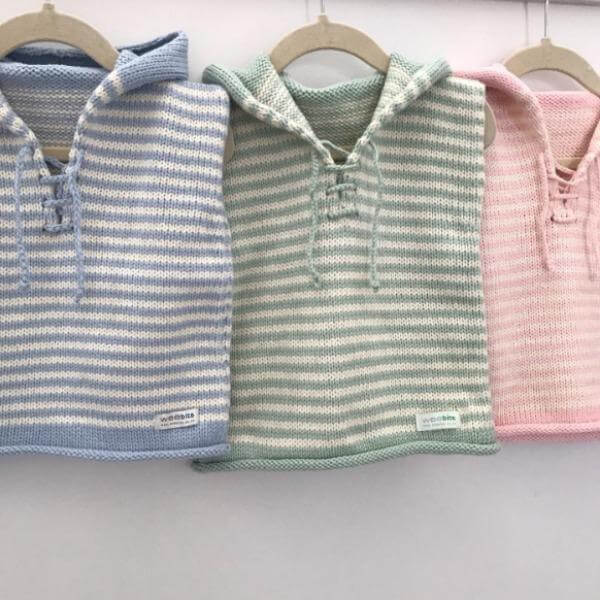 Mint baby hooded vest