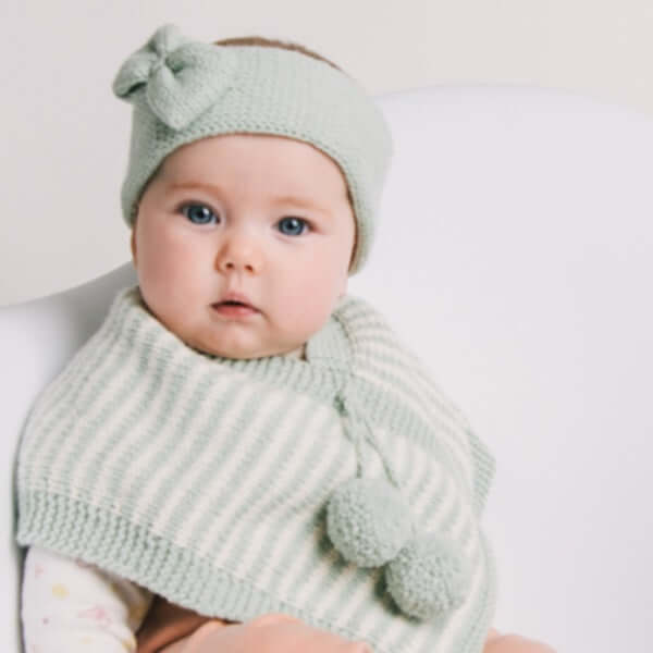 Mint headbands for babies