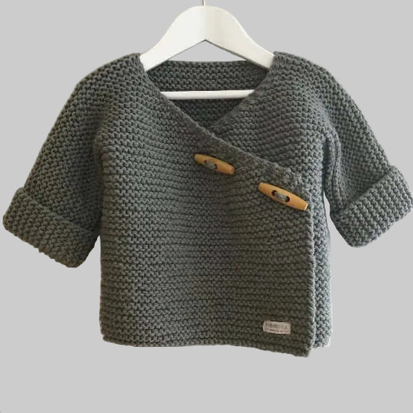 Mushroom baby double breasted jacket