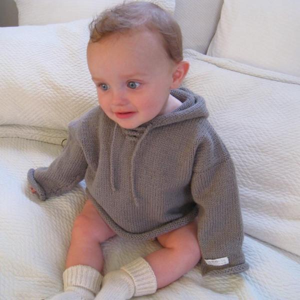 Mushroom baby hoodie