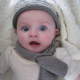 Mushroom baby loop scarf