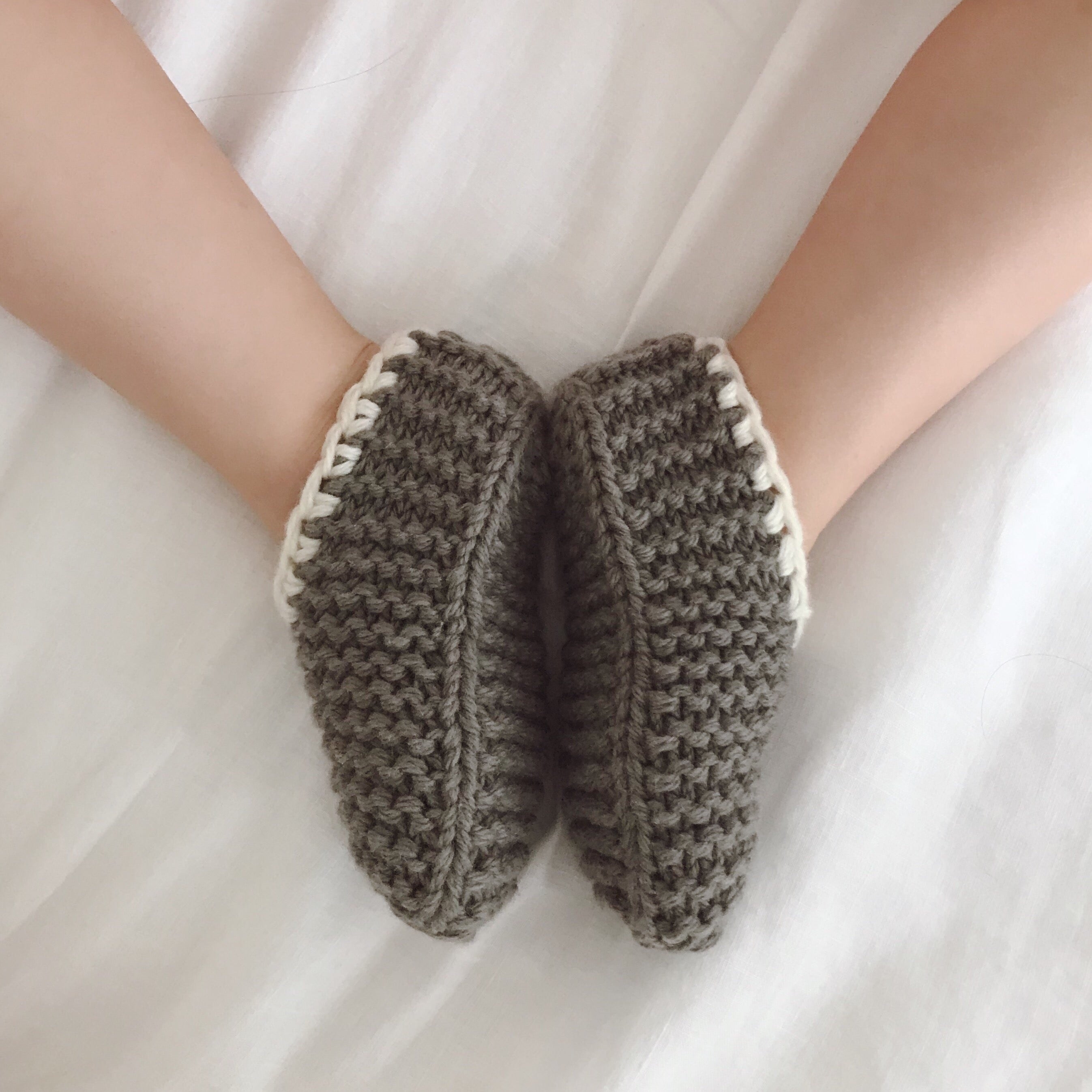 Mushroom baby slippers