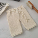 Natural premature knitted pants