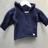 Navy baby hoodie