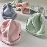Pastel kids beanies