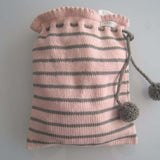 Pink and mushroom pj bag