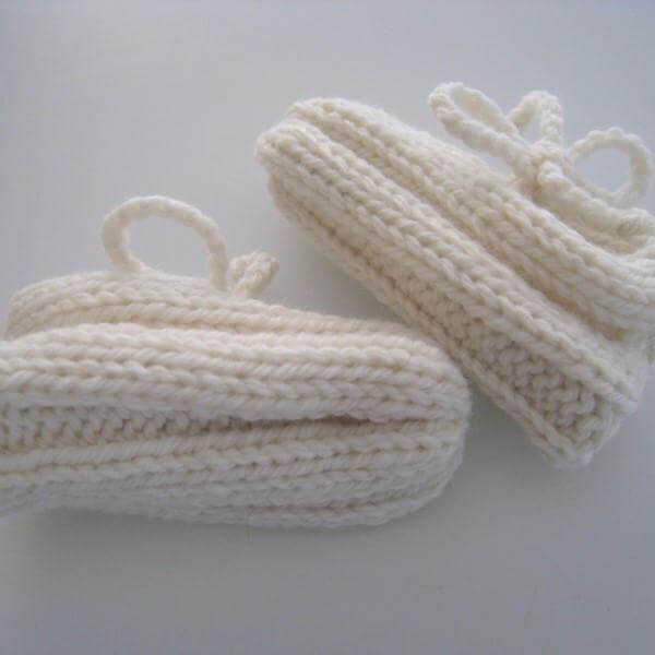 premature booties in Natural