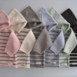 the striped baby hoodies