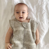 baby playing in baby sleeping bags