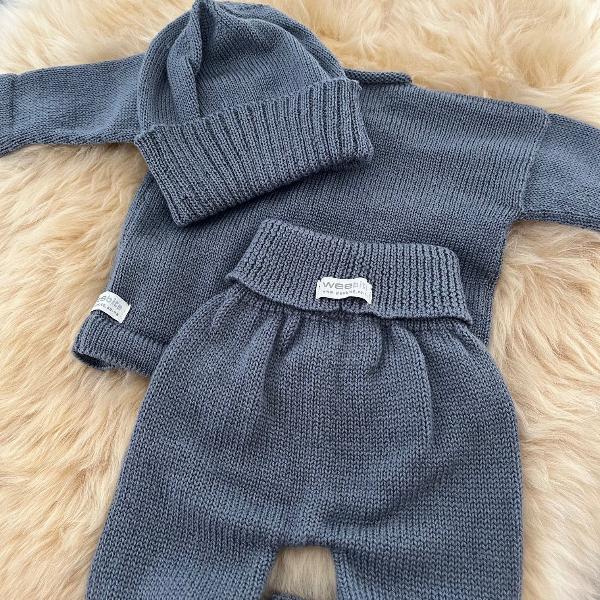 back view of Dusky Blue baby jolly Jodhpurs