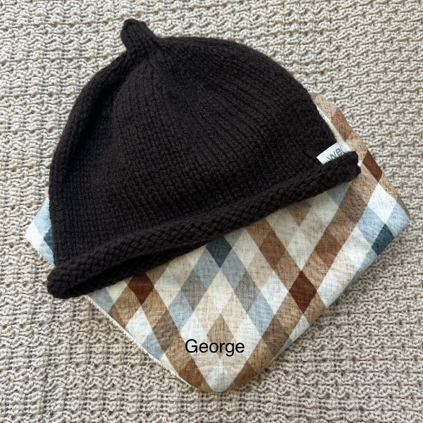 Beanie Dribble Bib Set George