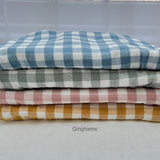 Gingham Dribble bibs