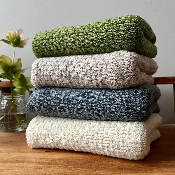 Merino Baby Wraps in four colours