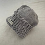 Misty blue newborn beanie