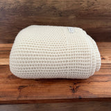 Natural merino buggy blanket