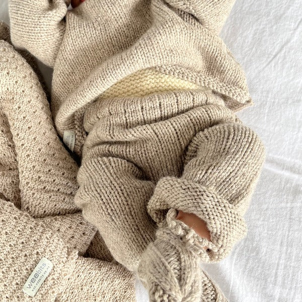 oatmeal baby leggings