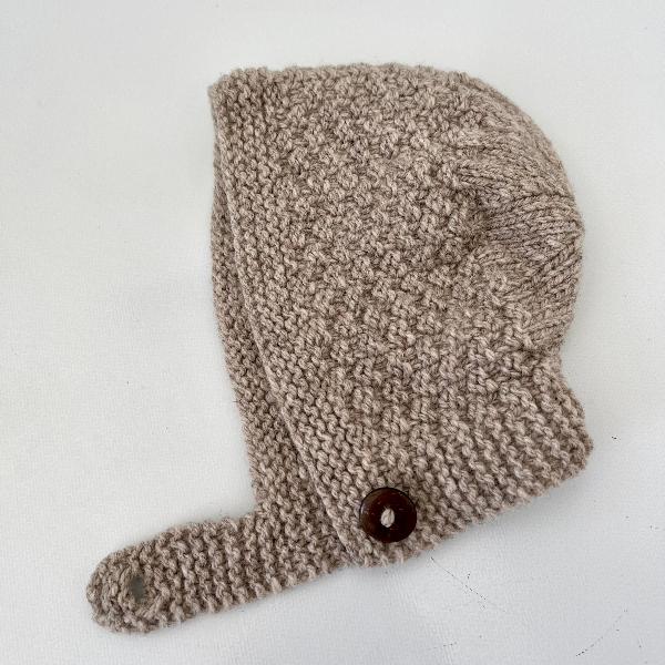 Oatmeal Marle baby bonnet