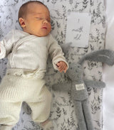 Premature Baby wearing Knitted Pants