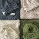 Selection of Merino baby wraps and beanie set