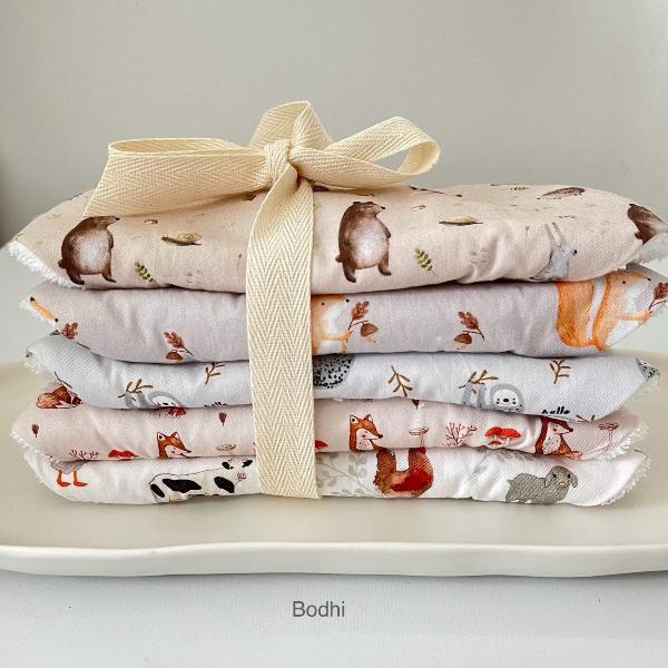 Set of five Dribble Bibs Bodhi