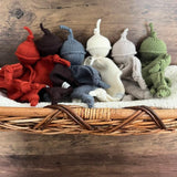 Snow Baby Comforter in a basket