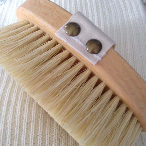 Natural wooden pet brush