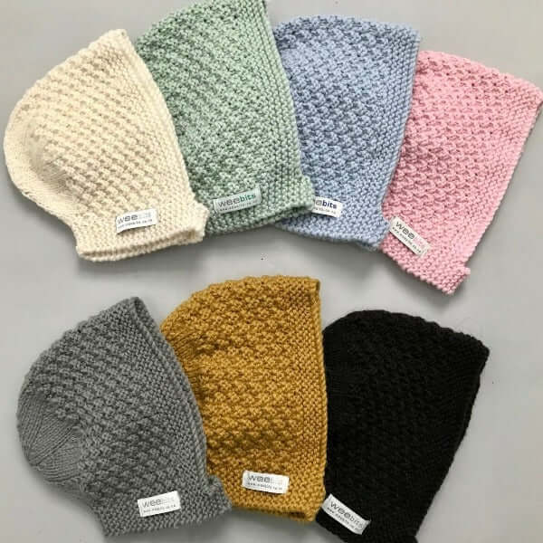 baby bonnet colour range