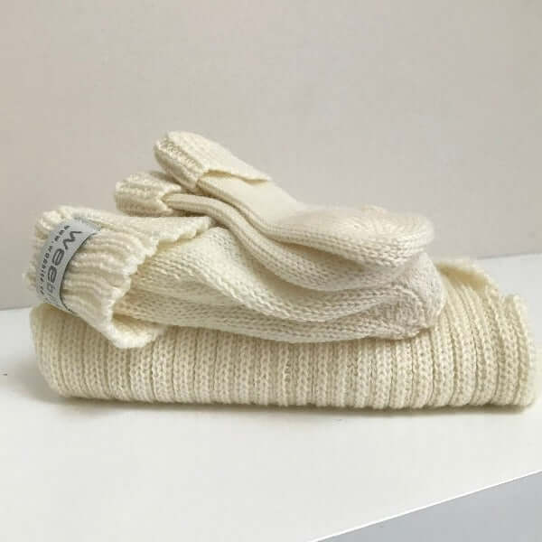 baby essential set in natural merino knit