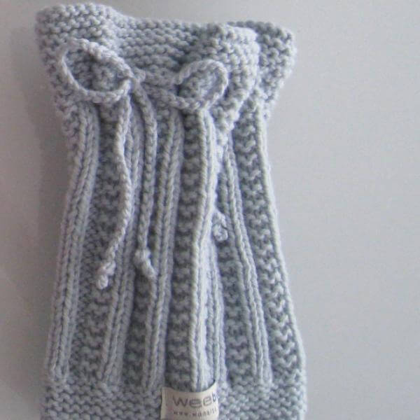 Blue baby leg warmers